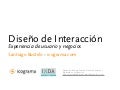 Diseño de Interacción Experiencia de usuario y negocios by Santiago Bustelo