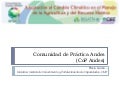 CoP Andes presentation for PNUMA CC Vulnerability Workshop
