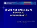 Presentacion de servicio comunitario