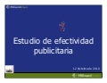 Estudio de Efectividad Publicitaria 2010