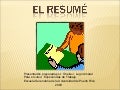 El resumé