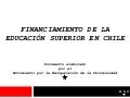 Financiamiento, fraude y propuesta. (