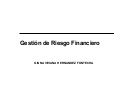Presentacion gestion del riesgo financiero