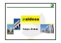 Presentacion Grupo Aldesa