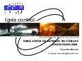 Simulacros de incendio en túneles según RD635/2006 