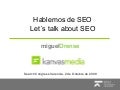 Presentacion Kanvas Media en el Search Congress Valencia