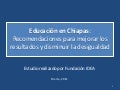 Encuesta de Calidad Educativa en Chiapas (ECECH) 