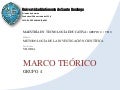 Presentacion Marco Teórico