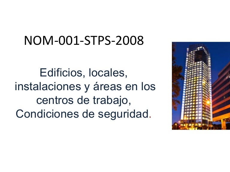 NOM 001-STPS-2008