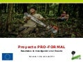 Proyecto PRO-FORMAL: Resultados de investigacion en el Ecudar