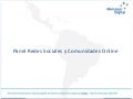 Panel Redes Sociales y Comunidades Online 