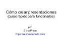 Presentaciones para funcionarios