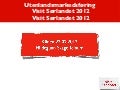 Utenlandsmarkedsføring 2012 