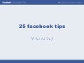 25 Facebook Fan Pagina tips