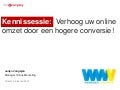 Verhoog uw online omzet door een hogere conversie! 