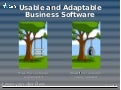 Graduation Project: Usable and Adaptable Business Software