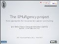 EMuRgency project - LICT Industrial affiliation day