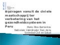 Presentatie foro salud actieplatform gezondheid en solidariteit