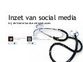 Onderzoek &rsquo;inzet social media bij Nederlandse ziekenhuizen&rsquo; - 2011