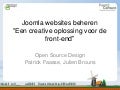 Joomla websites beheren -  Joomla!Days NL 2010 #jd10nl