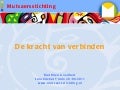 De kracht van verbinden | Presentatie Matthieu Goedhart