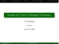 Reading the Secrets of Biological Fluctuations