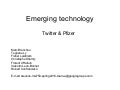 Twitter Strategy: Pfizer (Pharmaceutical Industry)