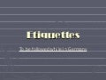 Business Etiquette of Germany