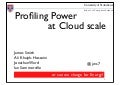 CloudMonitor: Profiling Power Usage