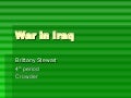 war in iraq