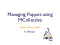 Managing Puppet using MCollective