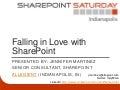 Falling in love with SharePoint (SP Saturday Indy)
