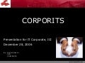 Presentation for IT Corporate, ICI