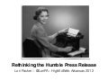 Rethinking the Humble Press Release