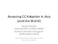 Assessing CC Adoption in Asia (Manila)