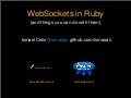 Websockets talk at Rubyconf Uruguay 2010