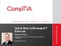 Quick Start Guide to Managed Services