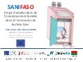 SaniFaso: projet d&rsquo;amélioration de l&rsquo;assainissement familial dans 12 Communes du Burkina Faso