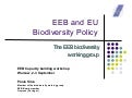 EEB and EU Biodiversity Policy - Warsaw &rsquo;08
