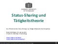 Status-Sharing und Tätigkeitstheorie