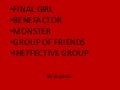 Slasher/Horror films