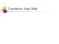 Translation-English to Gujarati