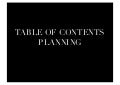 Table of Contents