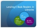 Sue Polanka: Purchasing E-Readers for Your Library