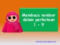 Membaca nombor dalam perkataan  1 - 9 