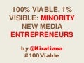 100% Viable, 1% Visible: Minority New Media Entrepreneurs