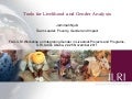Tools for gender and livelihood analysis