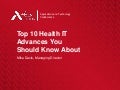 Top 10 Health IT Advances You Should Know About, Mike Davis