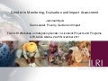 Gender in monitoring, evaluation and impact assessment