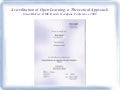 A theoretical approach to accreditation of Open Education